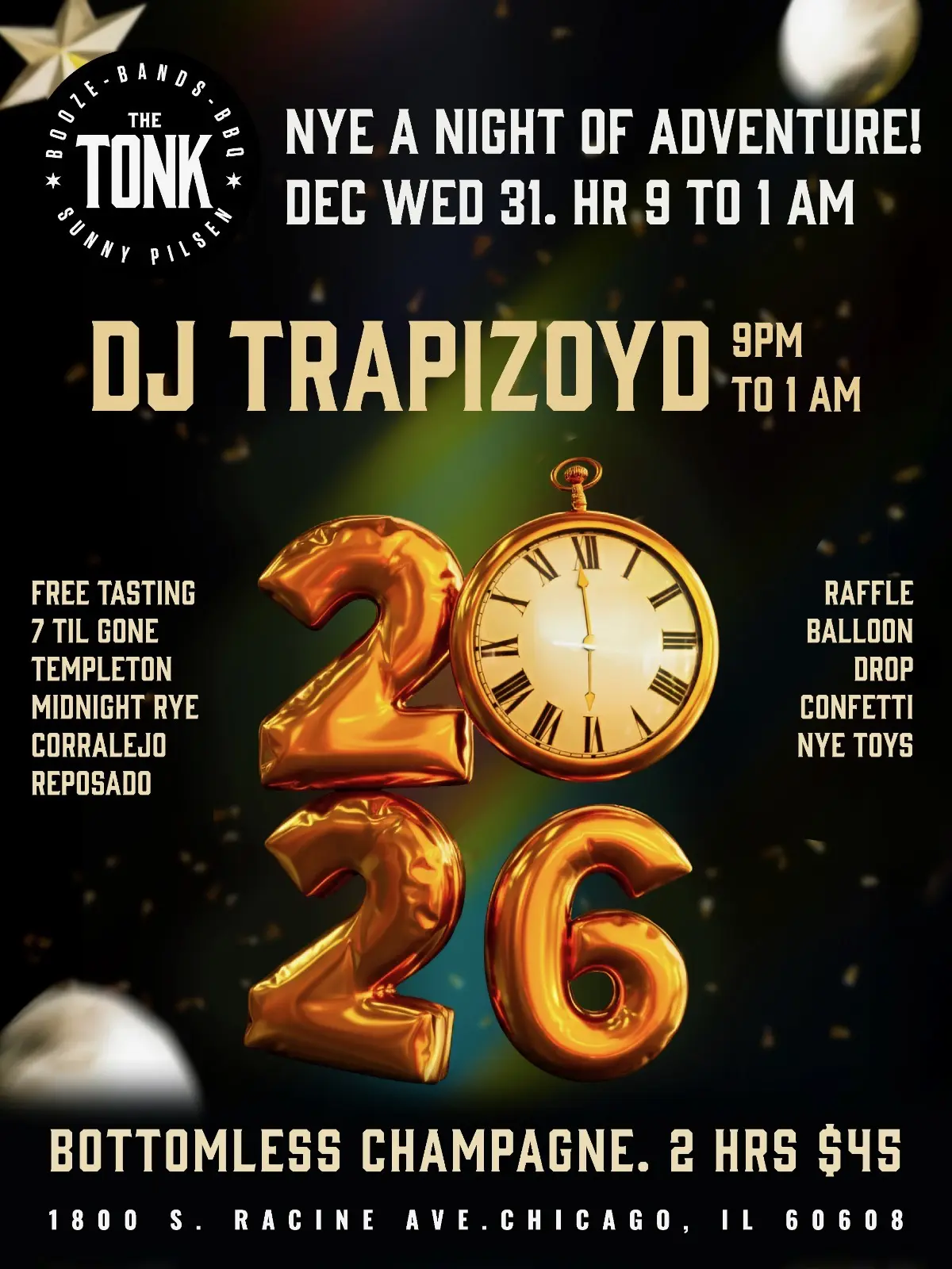 Image of the artist scheduled to perform at the restaurant