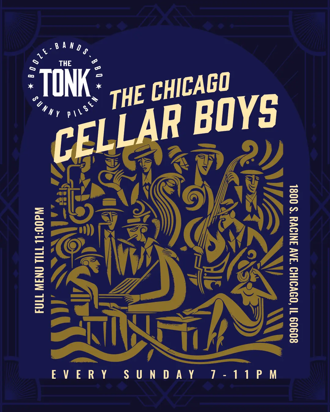 Chicago Cellar Boys band portrait