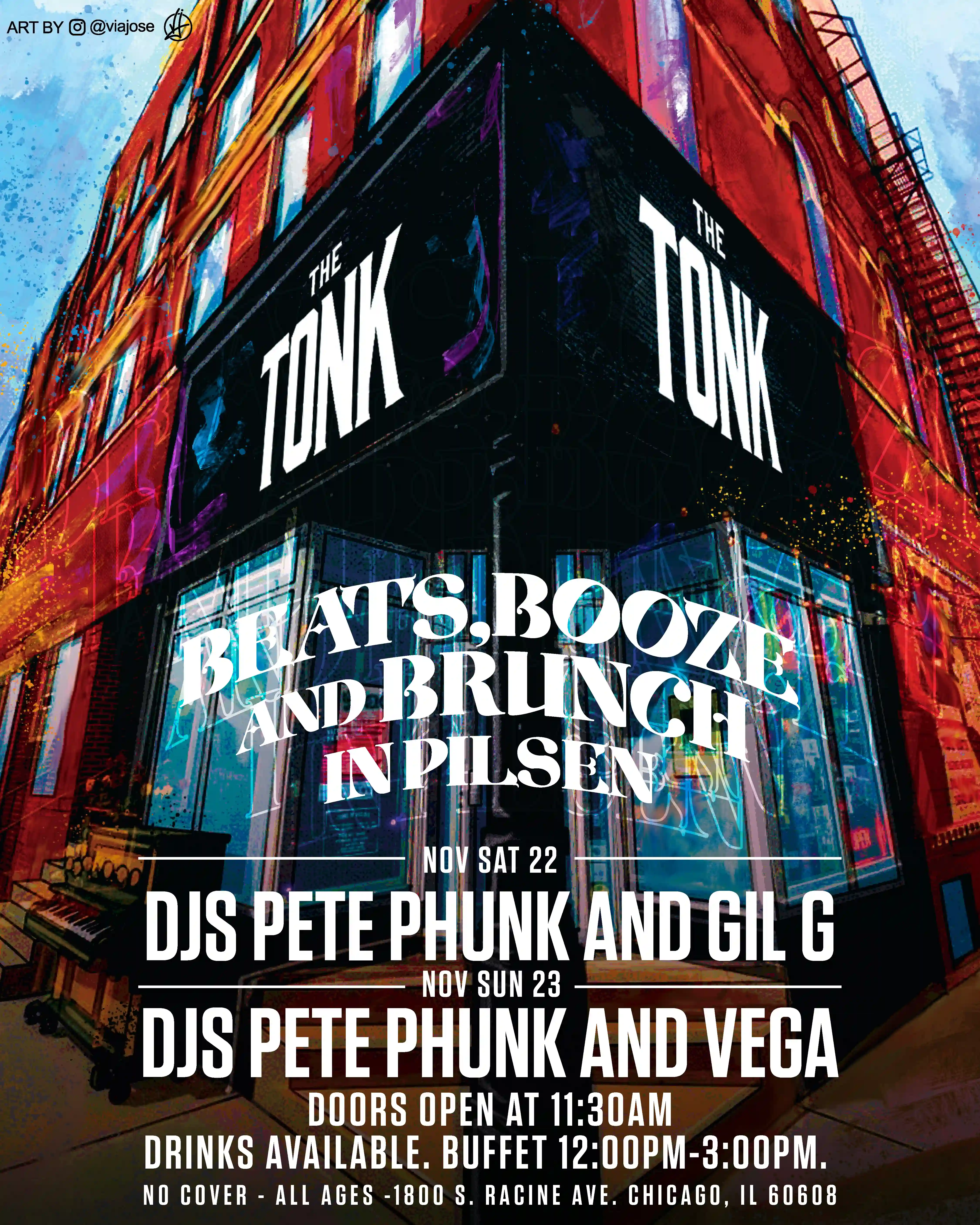 Image of the artist scheduled to perform at the restaurant