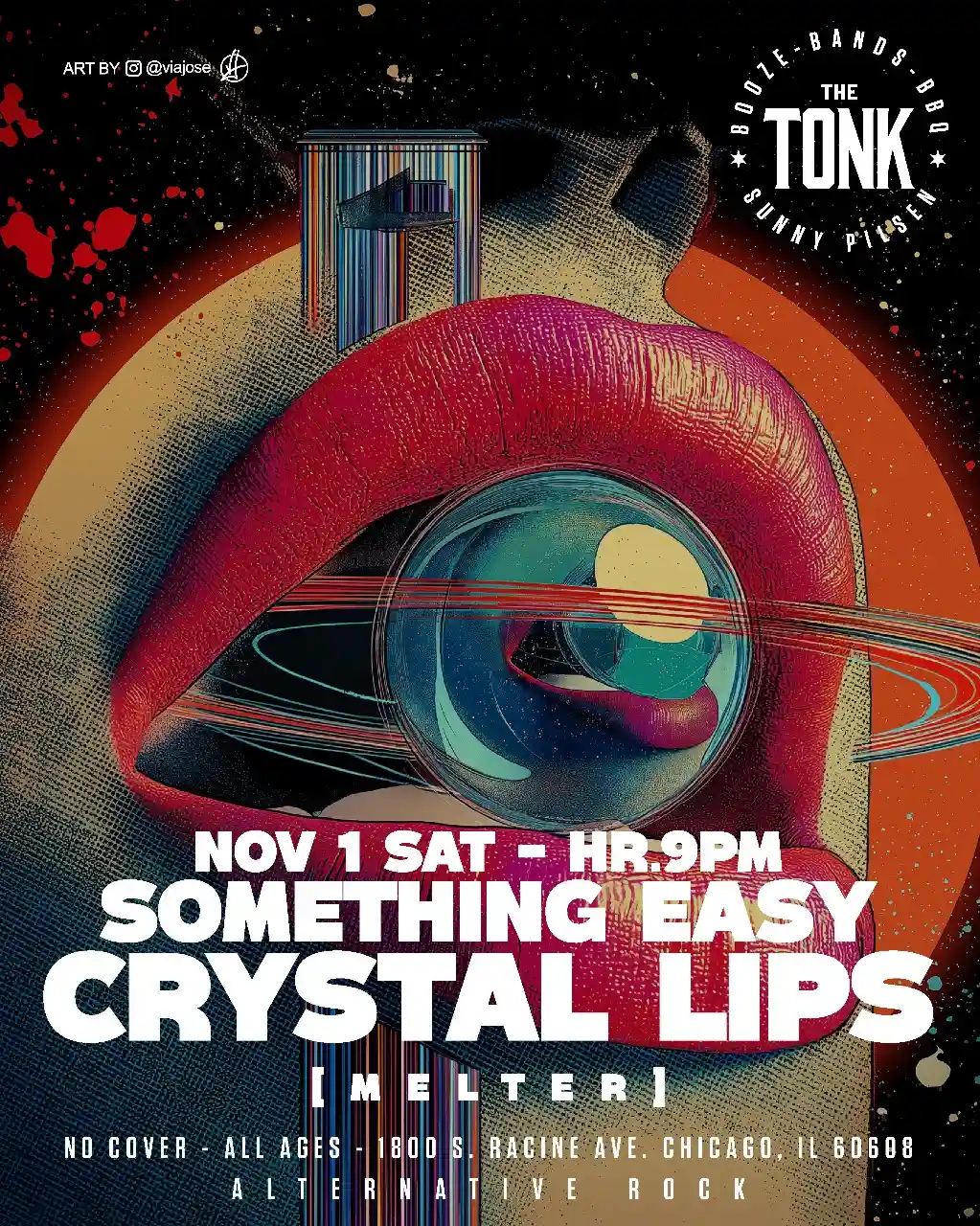 Image of the artist scheduled to perform at the restaurant