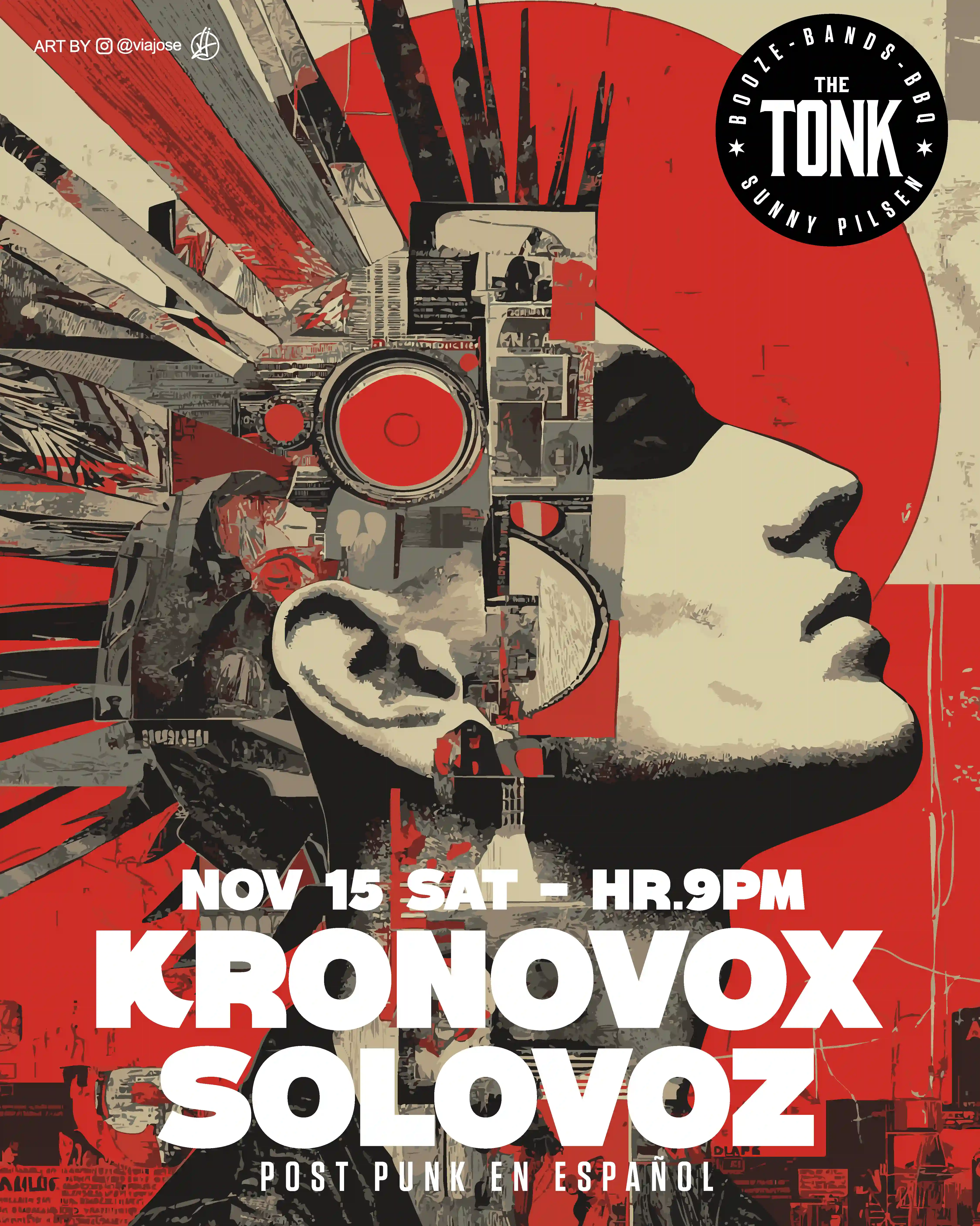 Image of the artist scheduled to perform at the restaurant