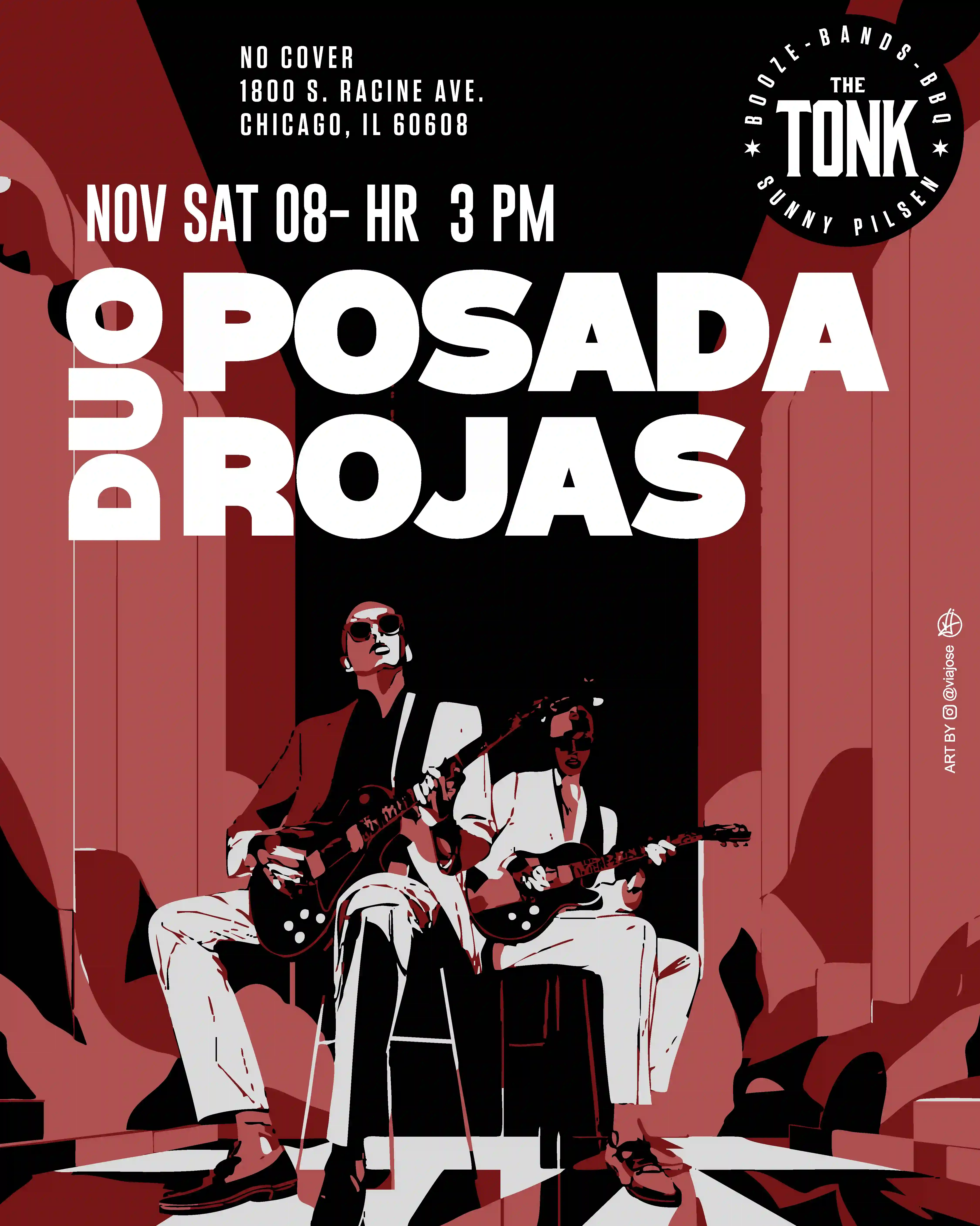 Image of the artist scheduled to perform at the restaurant