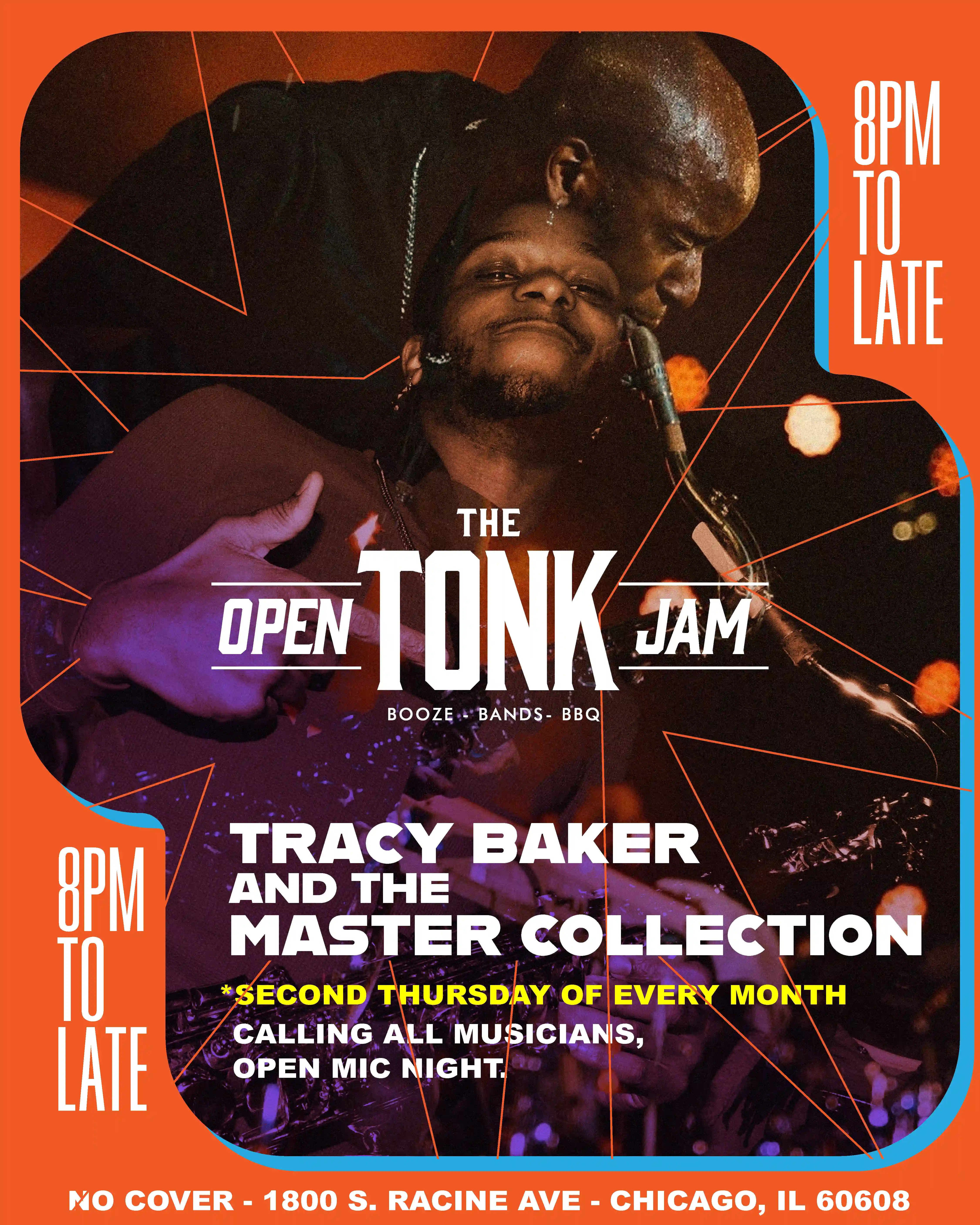 Poster for The Masters Collection with Tracy Baker at The Tonk Chicago