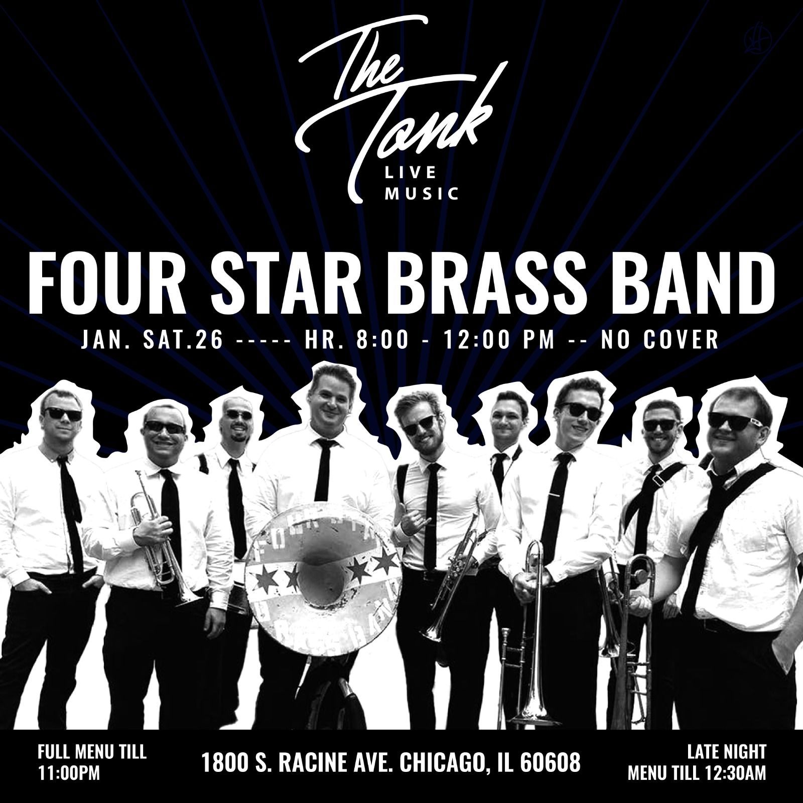 Four Star Brass Band artist poster